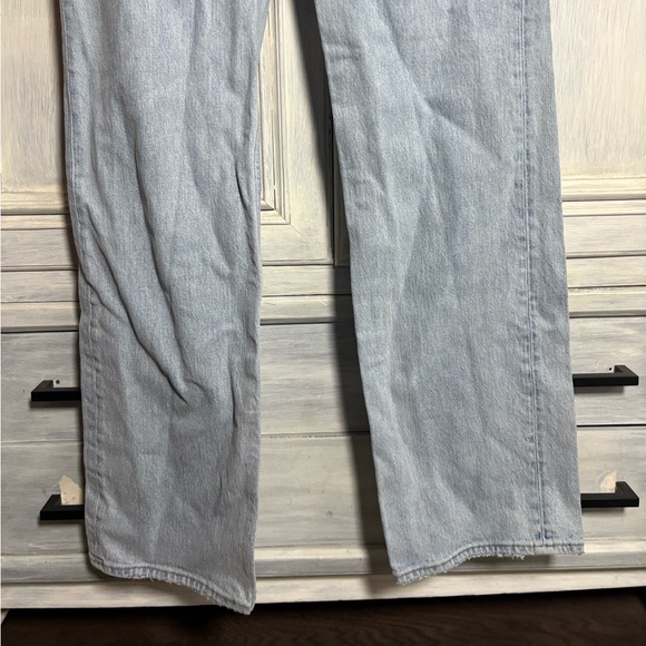Abercrombie High Rise 90s Relaxed Jean Comfort Stretch Medium Wash Flattering - Picture 6 of 11